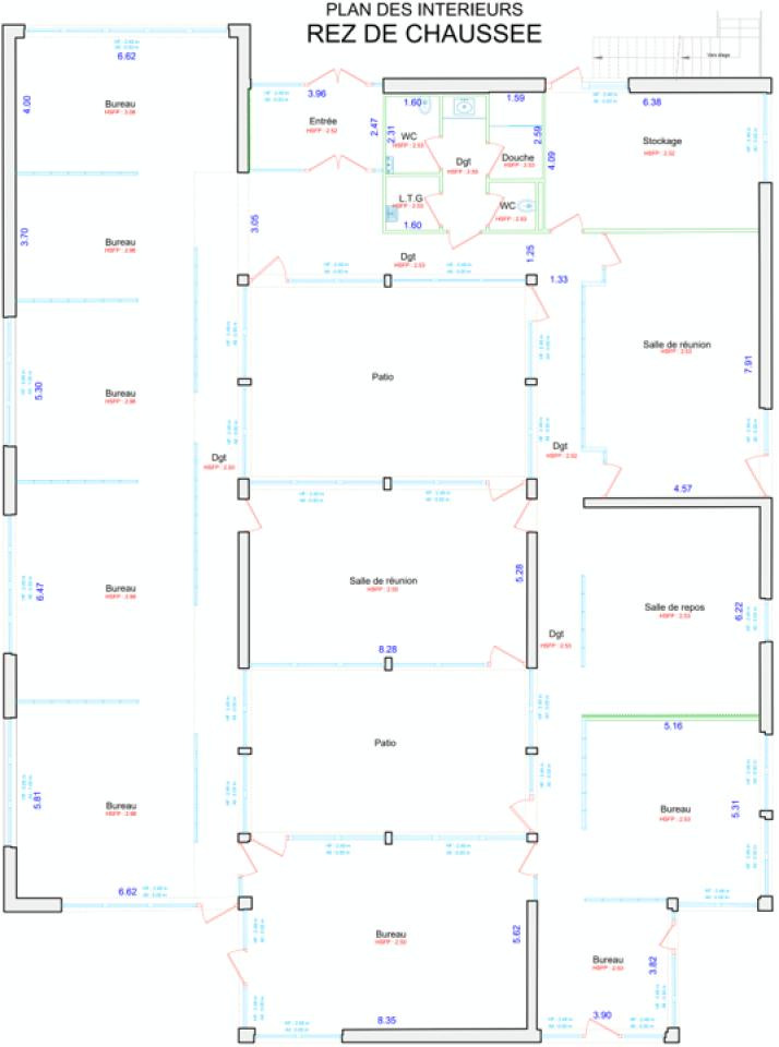 Bureau Villeneuve-d'Ascq 710m² Location bureau Villeneuve-d'Ascq Nord OLBUR2422770 3